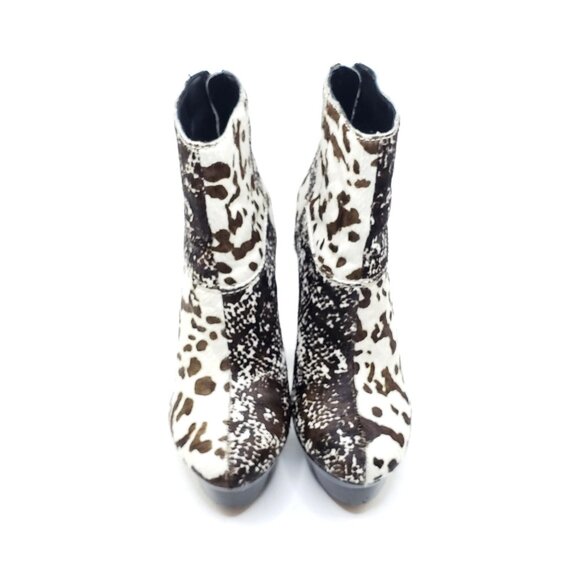 Rachel Zoe Pamela Calf-Hair Platform Ankle Boots WomensWomens US 7 - Picture 3 of 14